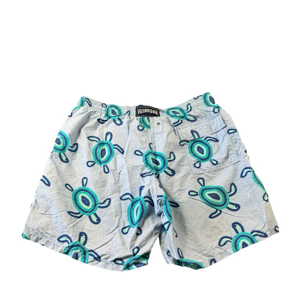 Vilebrequin Costume De Bain Blue Sea Turtle AOP Swimtrunk Size‎ 2XL